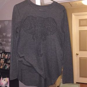 FINAL PRICE!!! Grey elephant shirt